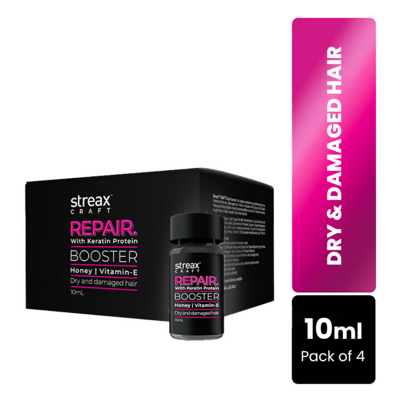 Streax Craft Repair Booster - For Dry & Damaged Hair Repair With Keratin Protein