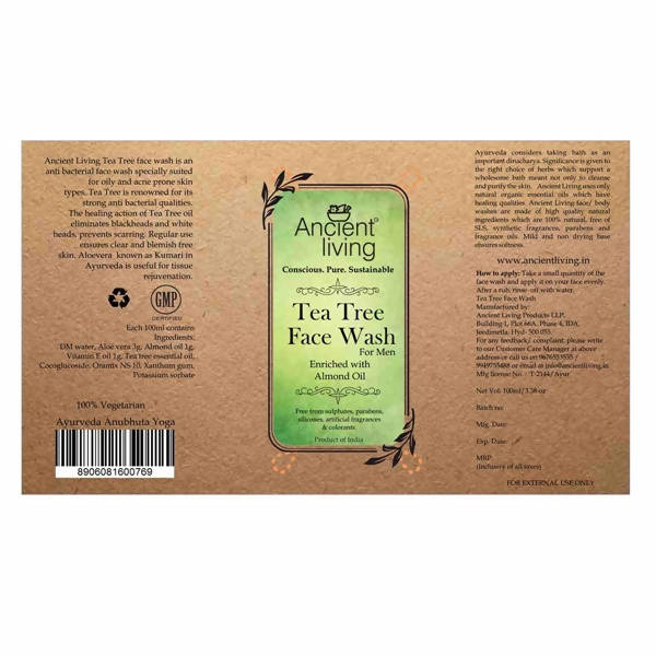 Ancient Living Tea Tree Face Wash