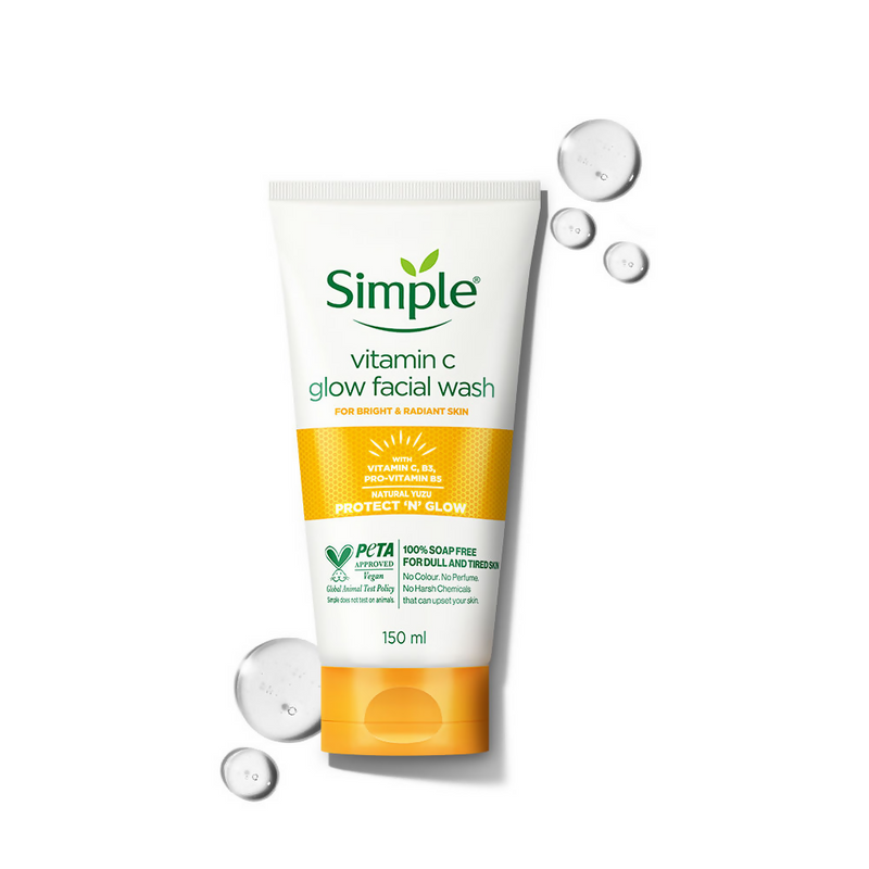 Simple Protect N Glow Vitamin C Glow Facial Wash