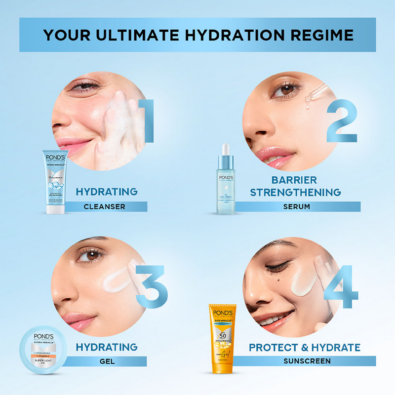 Ponds Hydra Miracle Super Light Gel With Hyaluronic Acid & Vitamin C