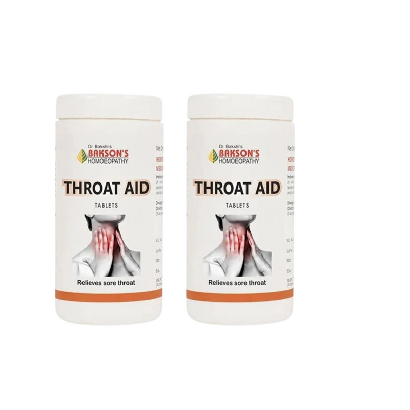 Bakson's Homeopathy Throat Aid Tablets