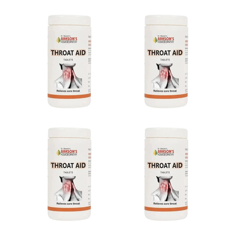 Bakson's Homeopathy Throat Aid Tablets