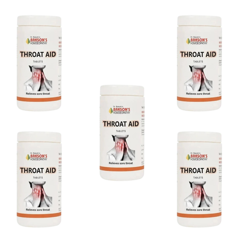 Bakson's Homeopathy Throat Aid Tablets