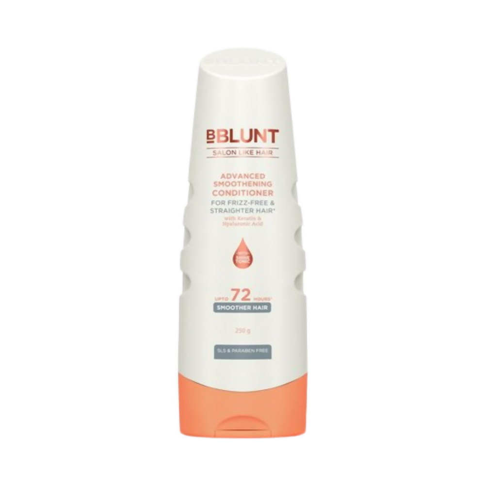BBLUNT Advanced Smoothening Conditioner bottle on a white background