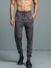 Men Combed Cotton Rich Jogger with Side Pockets Dark Grey EJ2