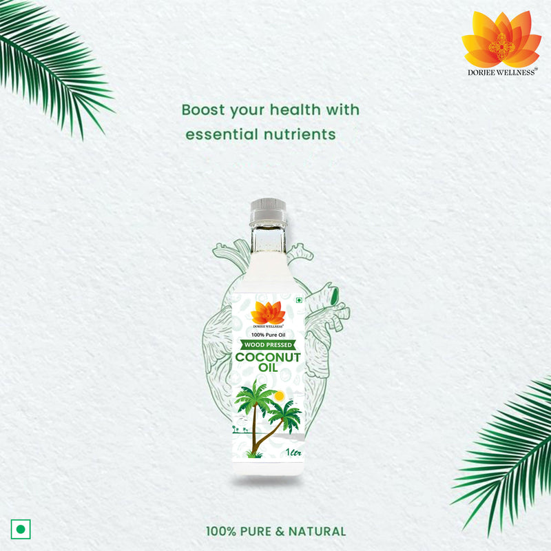 Dorjee Wellness Wood Pressed Coconut Oil