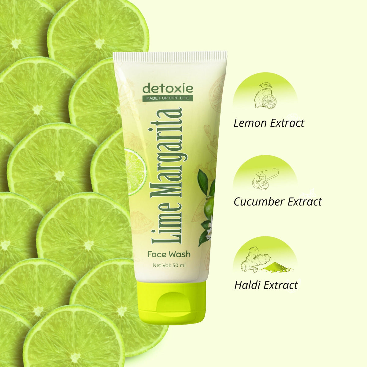 Detoxie Lime Margarita Face Wash