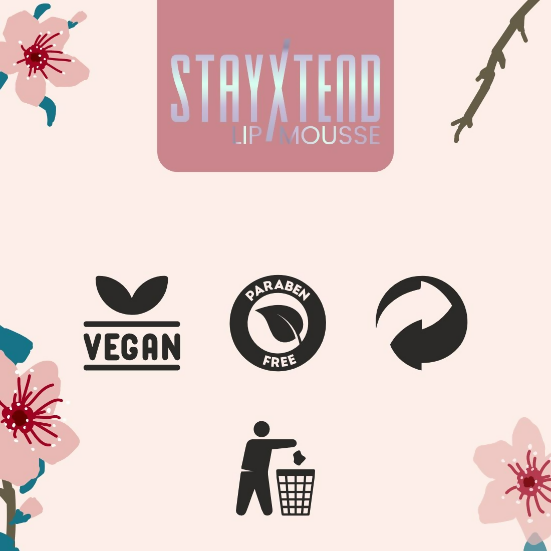 Matt Look Stayxtend Lip Mousse - Berry Love