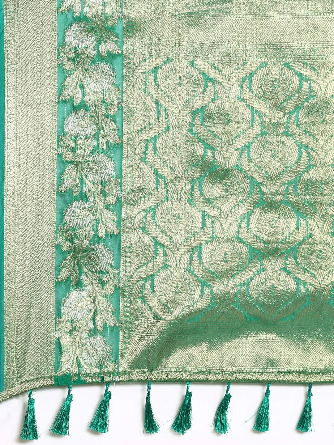 Banarasi Katan Tissue Silk Butti Design Festive Wear Saree