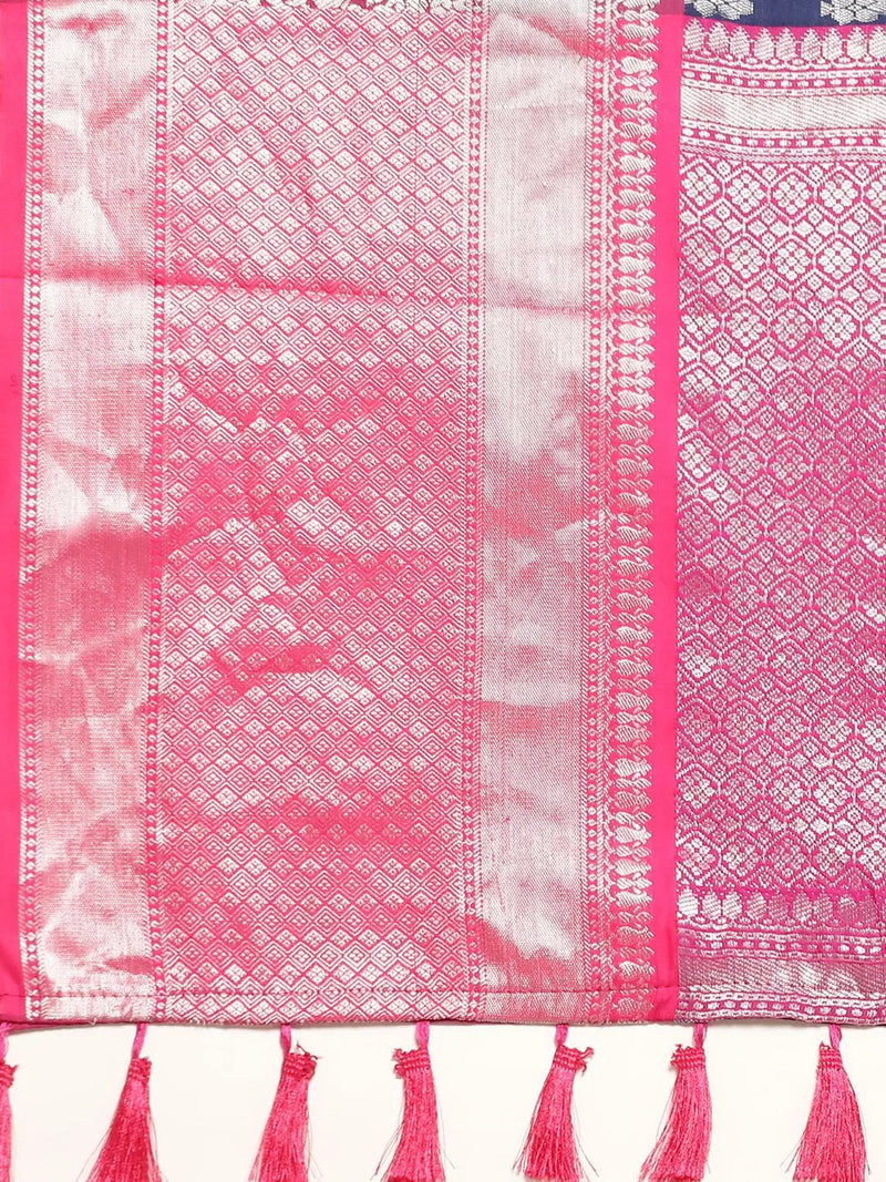 Banarasi Katan Silk Butti Design Festive Wear Saree