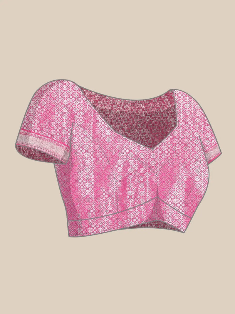 Banarasi Katan Silk Butti Design Festive Wear Saree