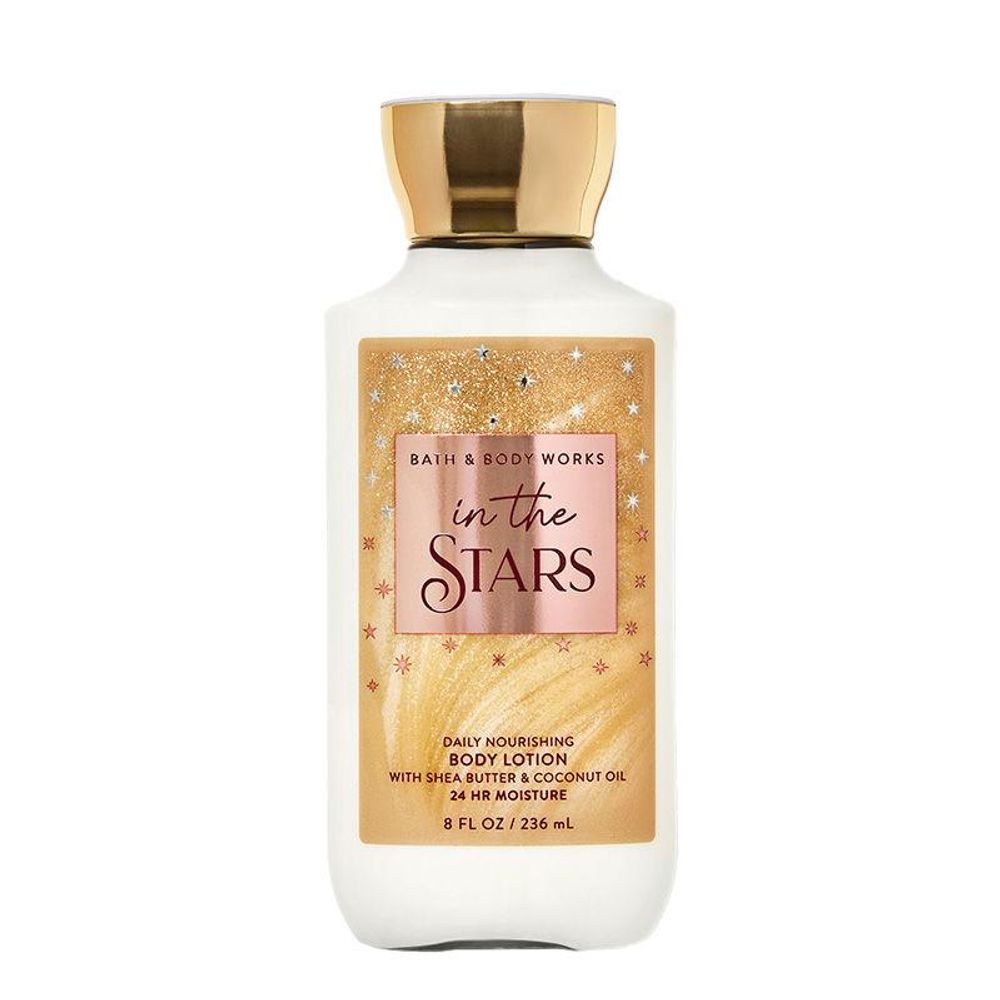 Bath & Body Works 'In the Stars' body lotion bottle on a white background