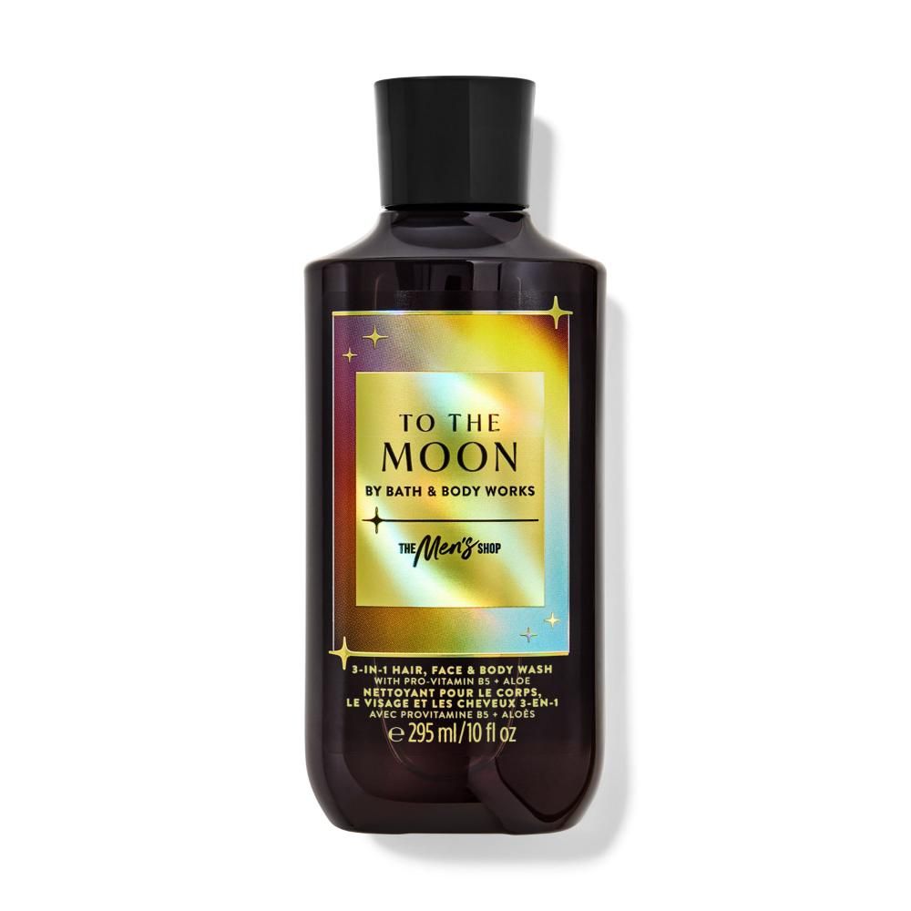 Bath & Body Works men's 8-in-1 hair, face, and body wash bottle on a white background