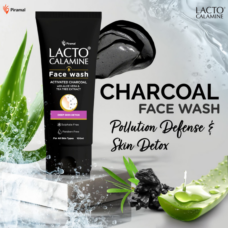 Lacto Calamine Activated Charcoal Face Wash