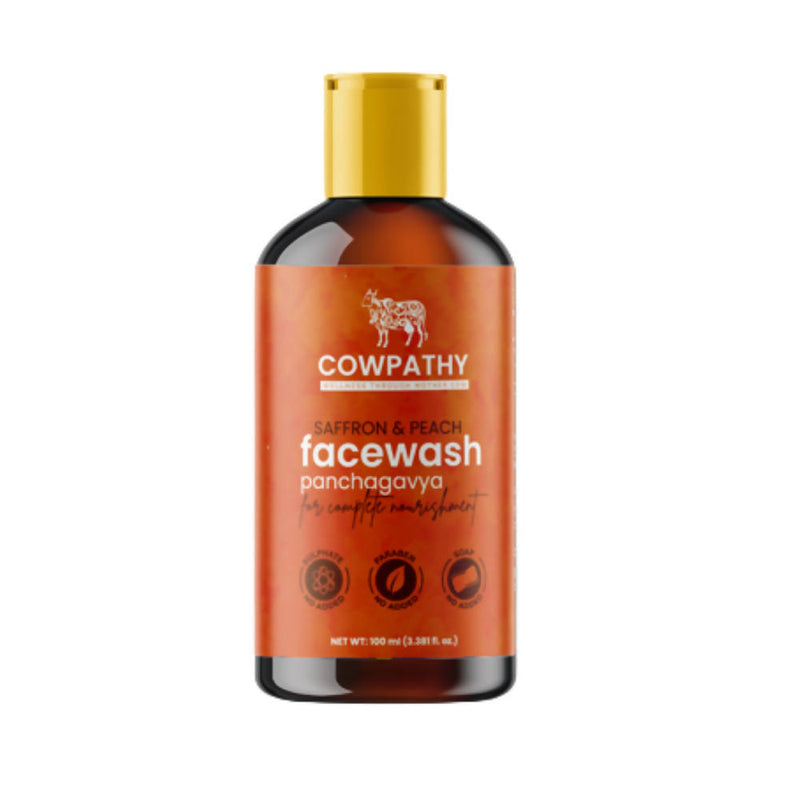 Cowpathy Saffron & Peech Panchagavya Face Wash