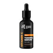 Beardo Vitamin C Toning Serum bottle on a white background