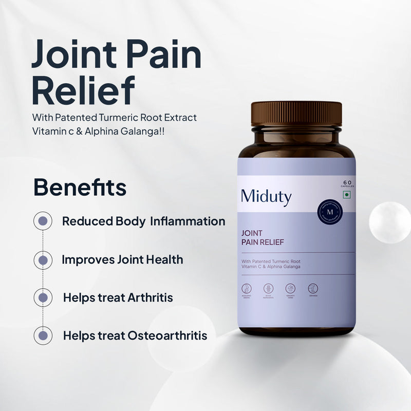 Miduty by Palak Notes Joint Pain Relief Capsules