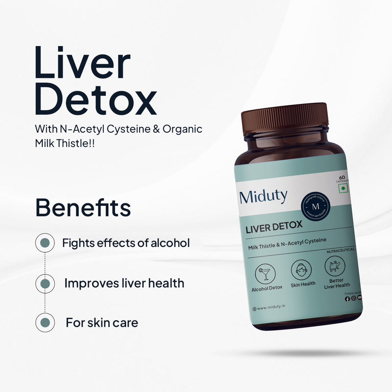 Miduty by Palak Notes Liver Detox Capsules
