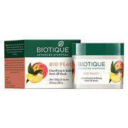 Biotique Bio Peach skincare product packaging on a white background