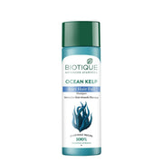 Biotique Ocean Kelp Anti Hair Fall Shampoo bottle on a white background