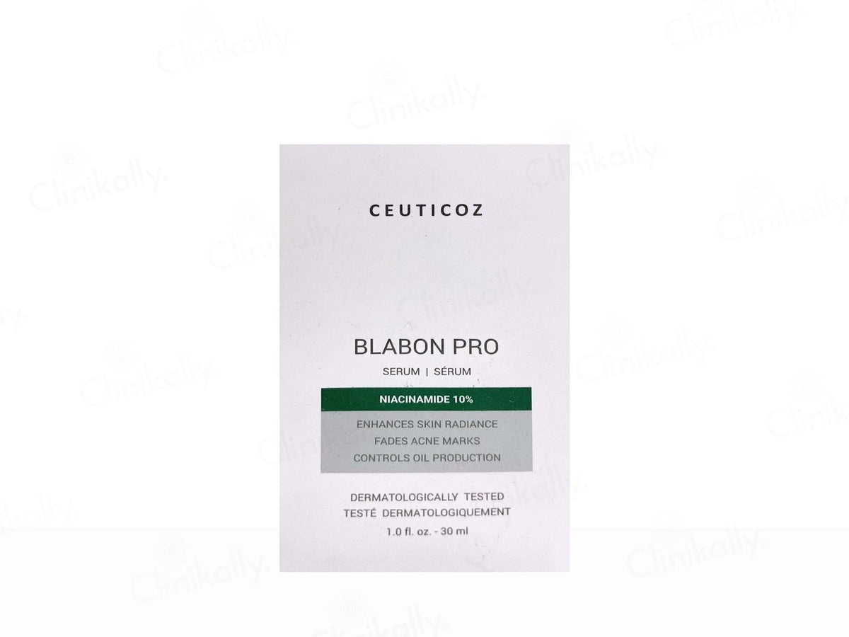 Ceuticoz Blabon Pro serum packaging on a white background
