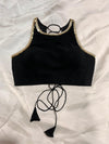 Zehra Black Blouse