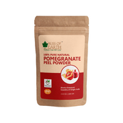 Package of Bliss of Earth Pomegranate Peel Powder on a white background