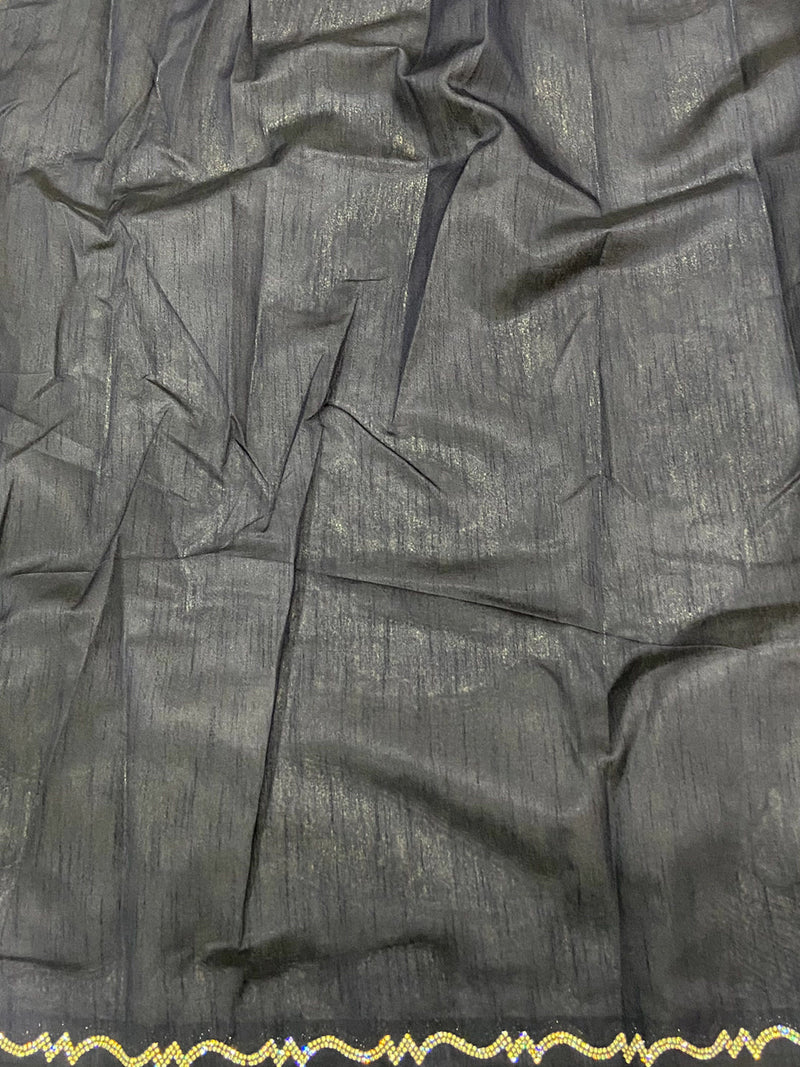 Blue Rangoli Silk Saree