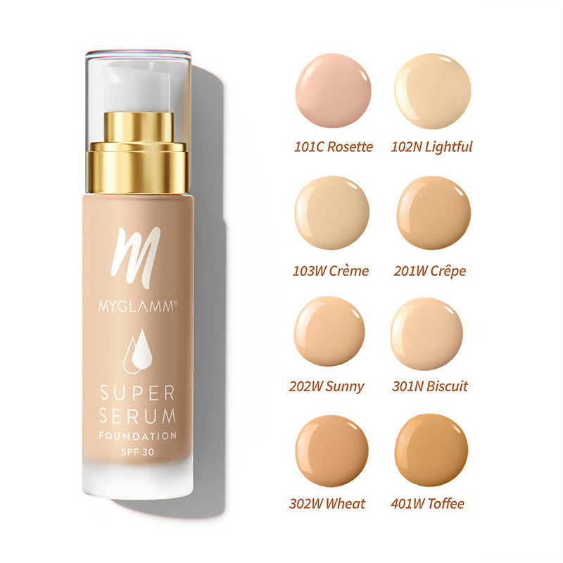 MyGlamm Super Serum Foundation - 103W Crème - Limited Time Offer