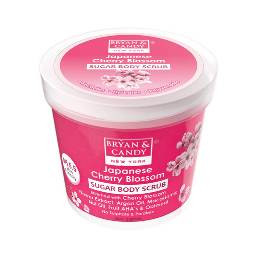 Bryan & Candy Japanese Cherry Blossom Sugar Body Scrub