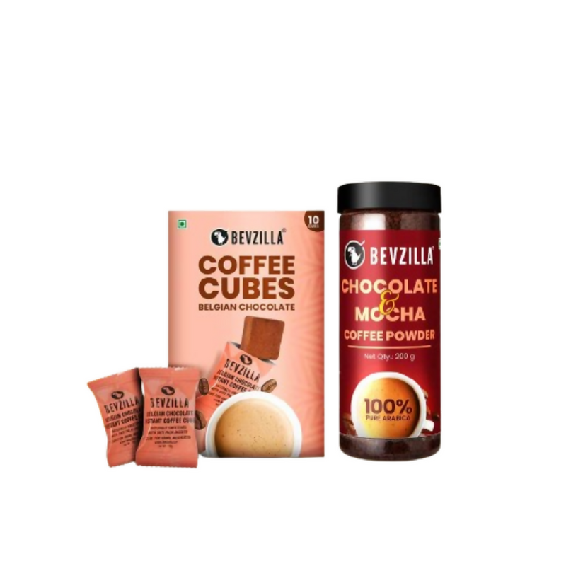 Bevzilla Chocolate & Mocha + Belgian Chocolate Coffee Cubes