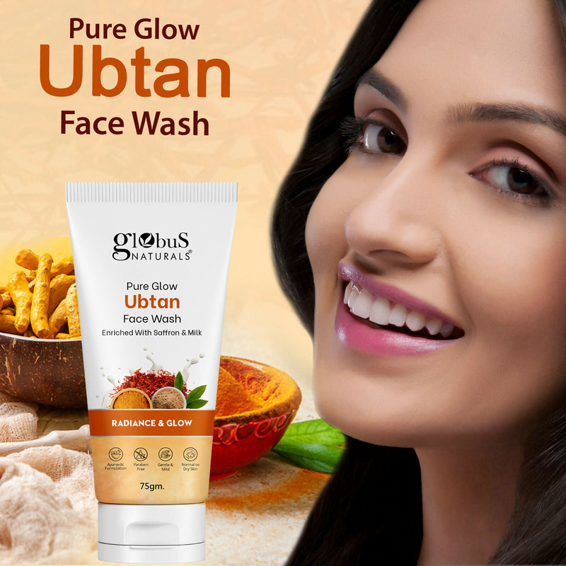 Globus Naturals Pure Glow Ubtan Face Wash