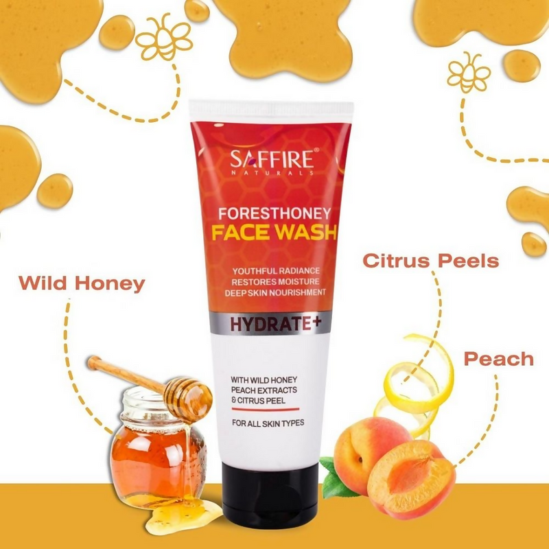 Saffire Naturals Forest Honey Face Wash