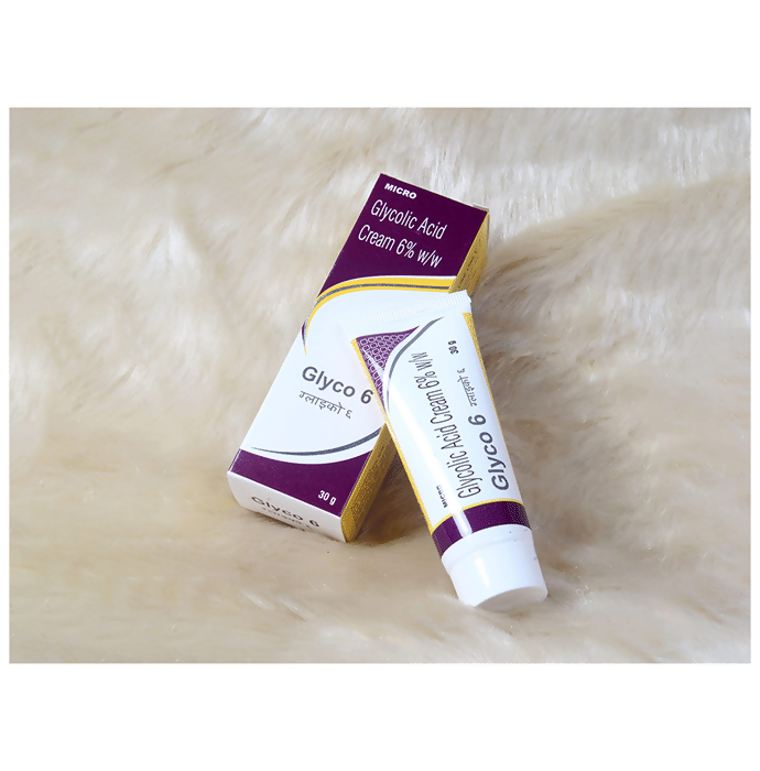 Micro Glyco 6 Glycolic Acid Cream For Dry Skin Acne & Hyperpigmentation