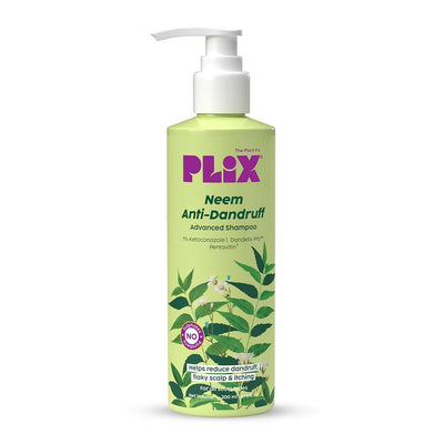 PLIX The Plant Fix Neem Anti-Dandruff Advanced Shampoo For Reduced Dandruff & Itchiness
