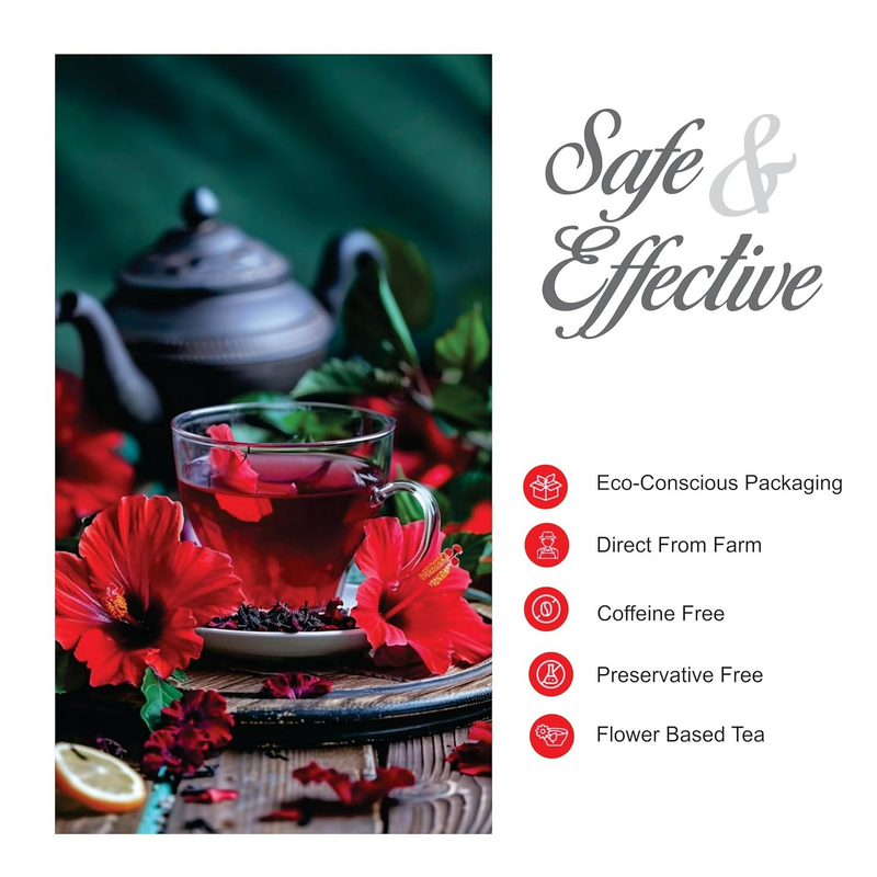 Eteasy Japanese Matcha Sun Dried Hibiscus Flower Powder