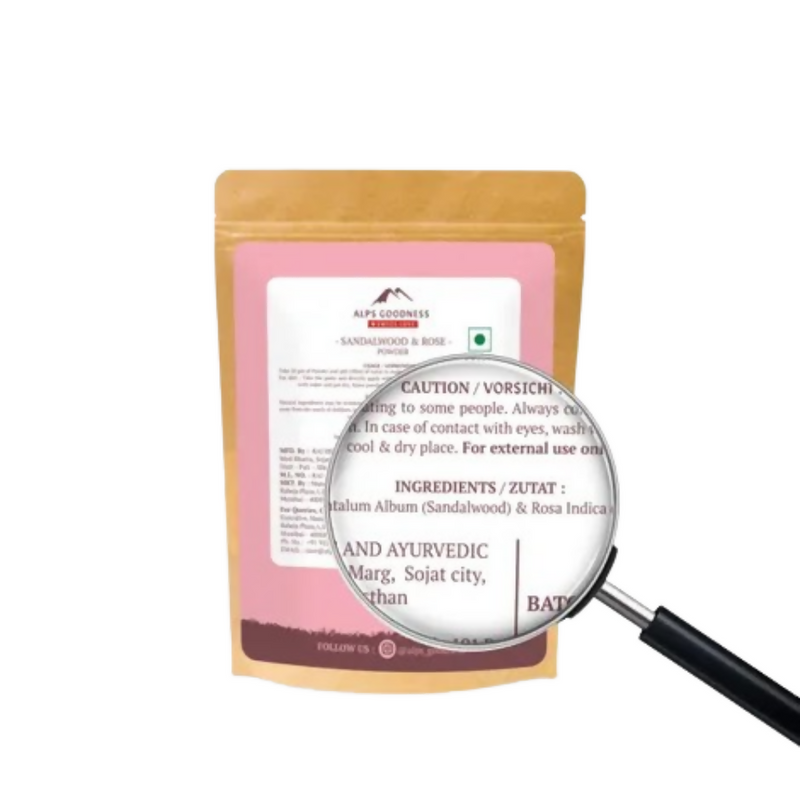 Alps Goodness Sandalwood & Rose Powder