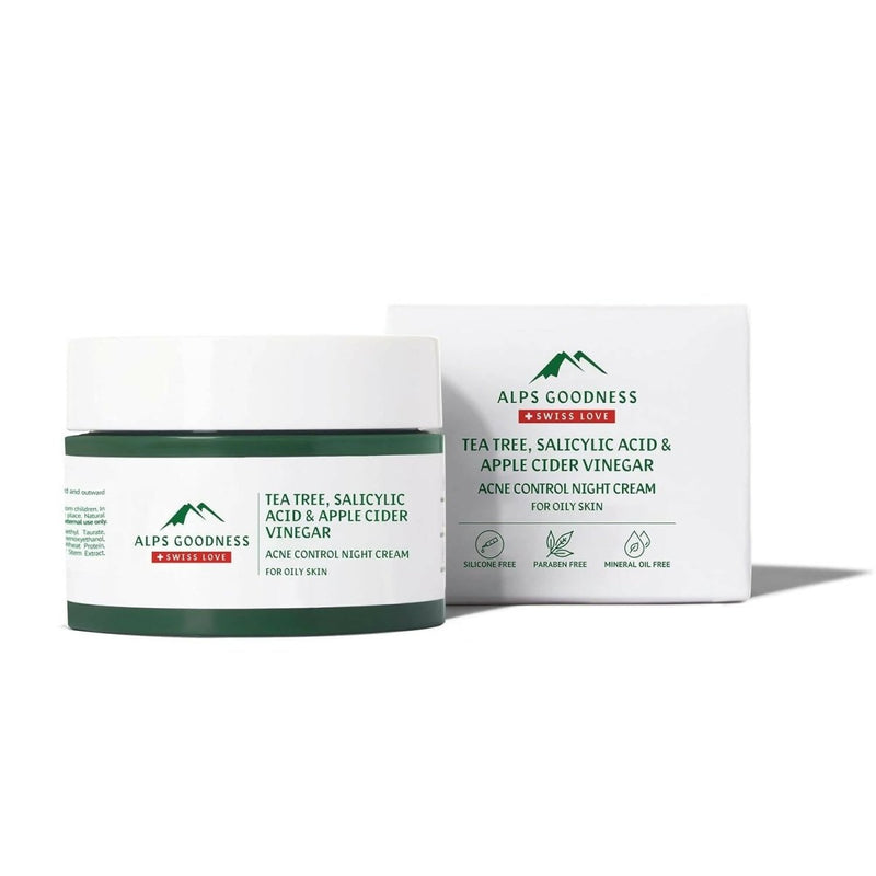 Alps Goodness Tea Tree, Salicylic Acid & Apple Cider Vinegar Acne Control Night Cream