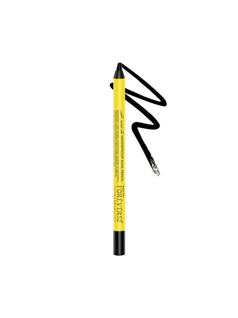 Daily Life Forever52 Waterproof Kohl Pencil KWP001 | Smudge-proof | Long-lasting | Intense Black