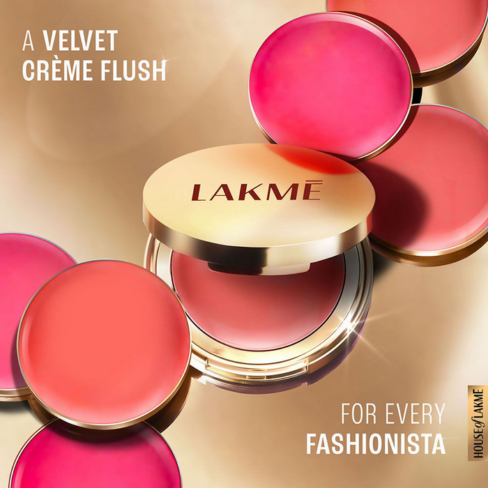 Lakme 9 to 5 Powerplay Velvet Creme Blush - Soft Coral