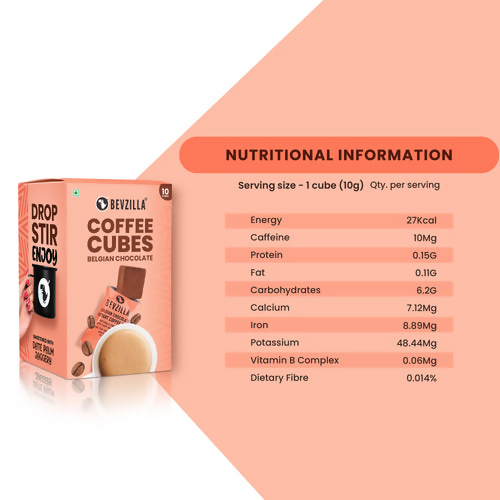 Bevzilla Chocolate & Mocha + Belgian Chocolate Coffee Cubes