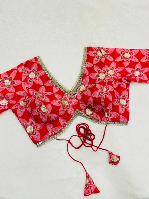 Divine Pink Sabyasachi Style Blouse