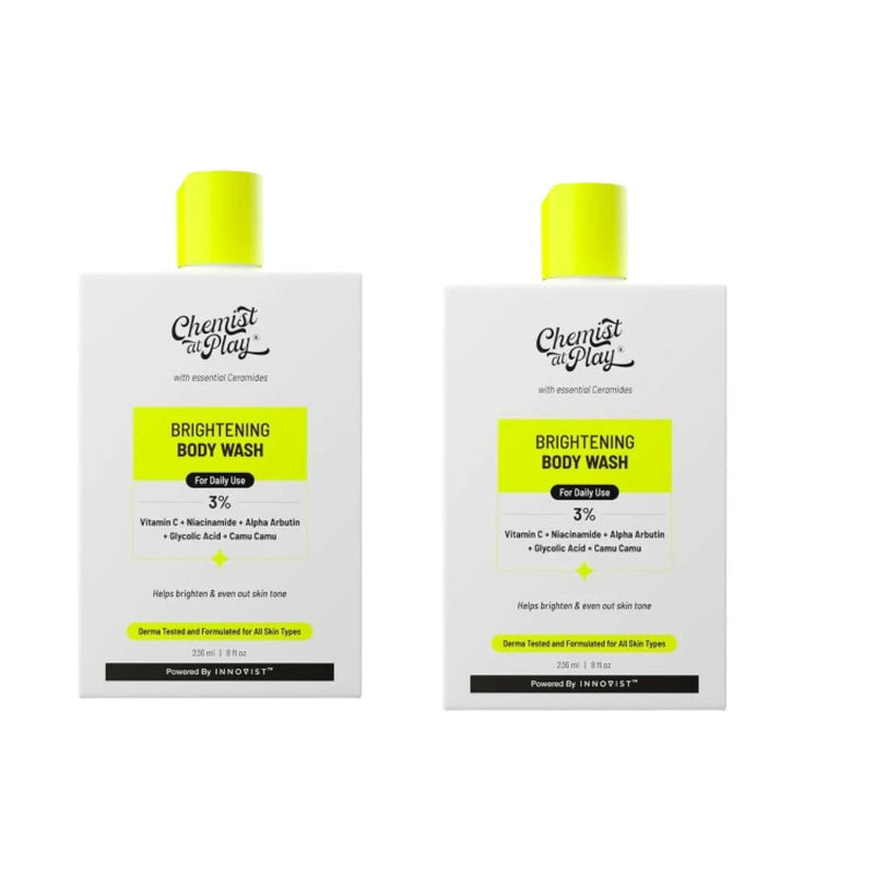 Chemist At Play Brightening Body Wash for Reduces Fades Dark Spots, Evens out Skin Tone Vitamin C with Camu Camu