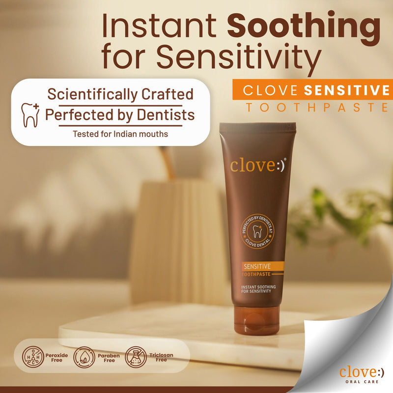 Clove Sensitive Toothpaste Reduce Senstivity