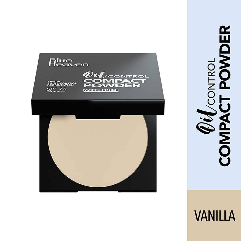 Blue Heaven Oil Control Compact Powder Matte Finish SPF 25 PA+++ Vanilla