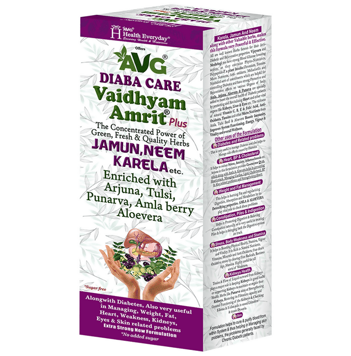 AVG Diaba Care Vaidhyam Amrit Plus