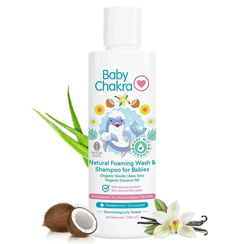 BabyChakra Natural Foaming Wash & Shampoo For Babies