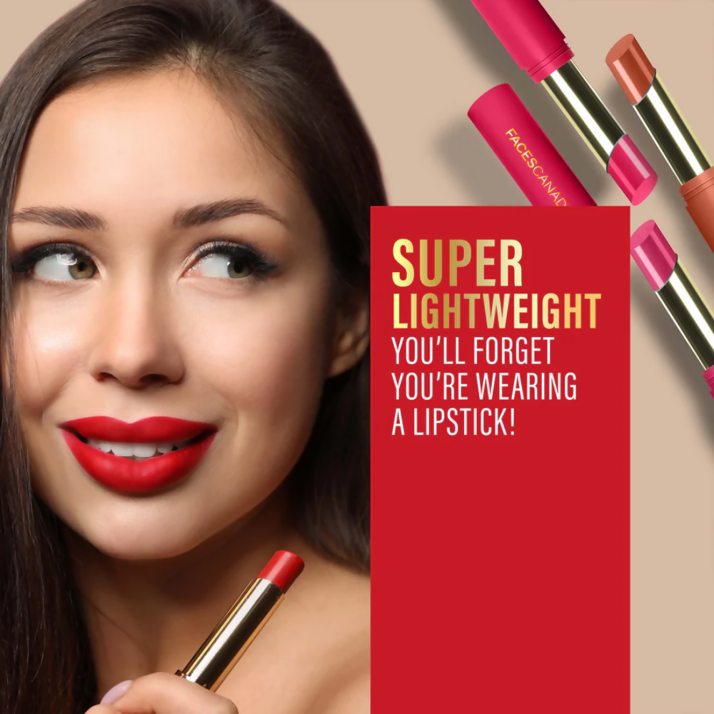 Faces Canada 3 in 1 LongStay Matte Lipstick - Raging Red 10