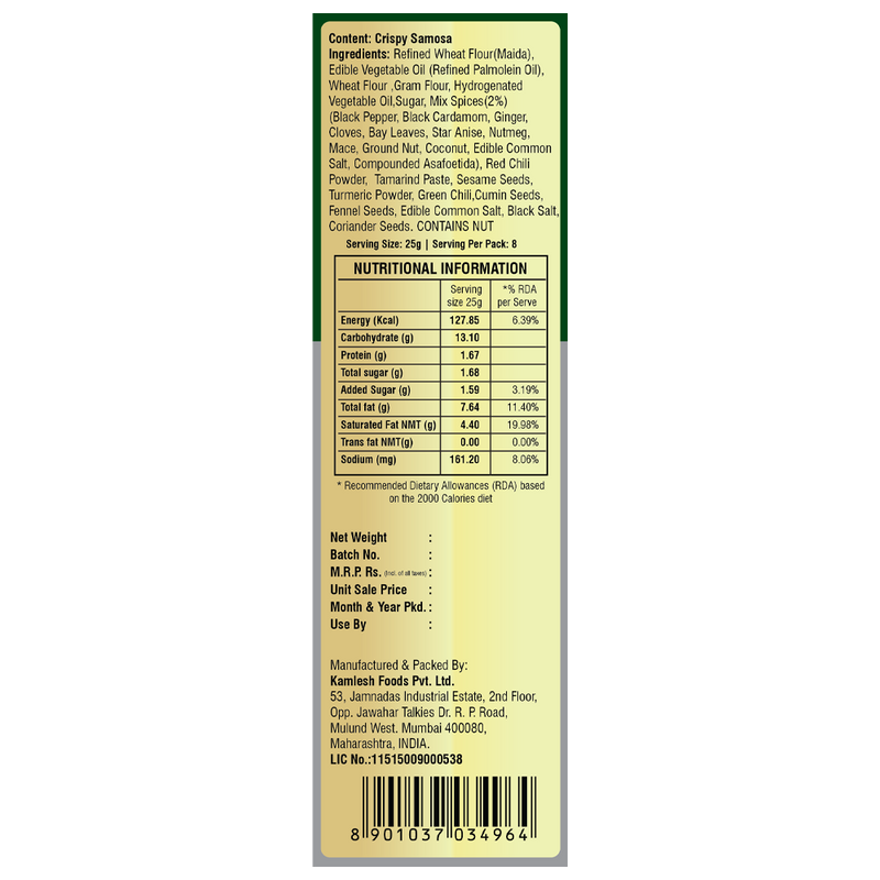 Girnar Chai Nashta - Crispy Samosa