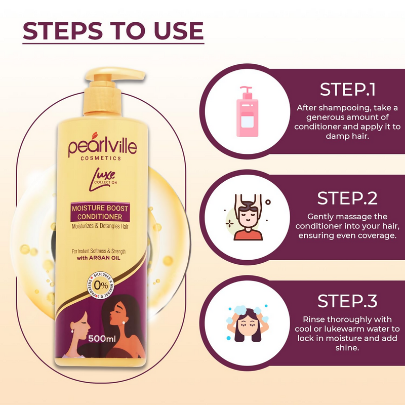 Pearlville Luxe Collection Moisture Boost Conditioner